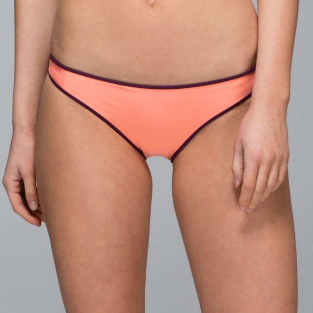 Lululemon Reversible Bikini Bottom Neon Colorblock